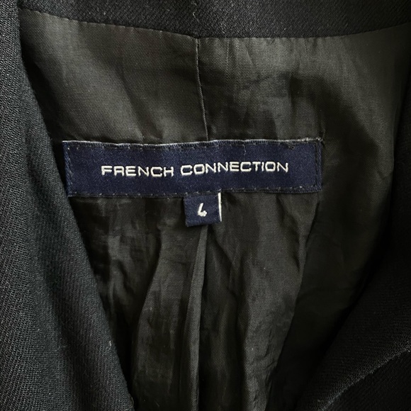 French Connection Cropped Black Blazer - Picture 5 of 9